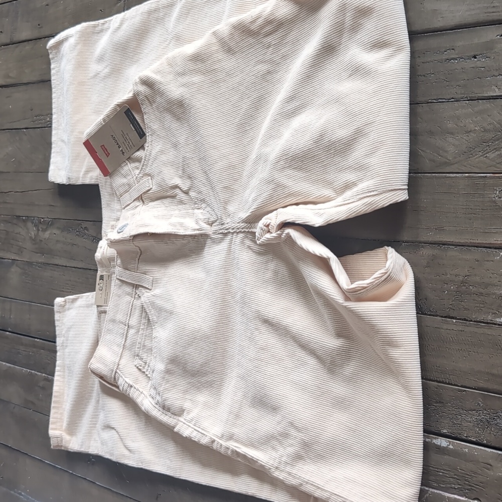 Levi's Light Cream Corduroy Trousers